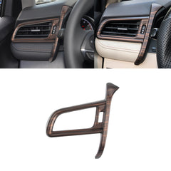 Wood Texture Left Dashboard Air Vent Outlet Trim For Toyota Camry 2018-2024