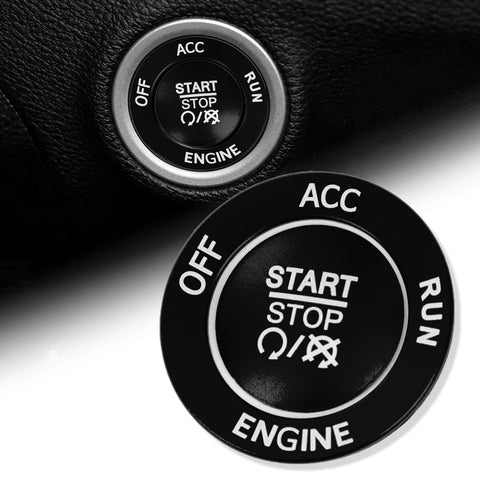 Keyless Engine Push Start Button & Surrounding Ring For Dodge Charger Challenger