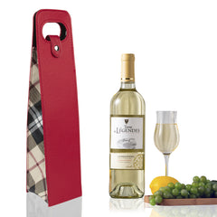 Portable Bottle Wine Gift Bag Champagne Beer Holder for Picnic Party, Christmas