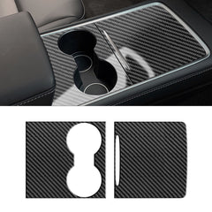 x xotic tech Center Console Wrap Kit, ABS Console Protector Cover Interior Decoration Wrap Compatible with Tesla Model 3 2021-2023 & Model Y 2021-up Accessories