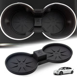 Center Console Cup Coasters Anti-Slip Cup Holder Accessories For Tesla Model 3/Y