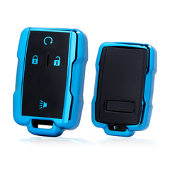 For Chevrolet Suburban GMC Yukon 4 Buttons Remote Key TPU Fob Cover Case Holder