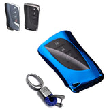 Key Fob Cover with Keychain Soft TPU Full Protection Key Case Shell, Compatible with Lexus ES350 ES300h LC500 LC 500h LS500 LS500h UX250h GX460 UX200