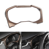 Wood Grain Dashboard Instrument Frame Cover Trim For Toyota RAV4 2019-2024