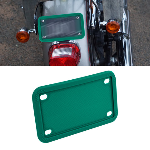 x xotic tech Motorcycle Silicone License Plate Frames, Motorbike License Plate Holder, Rust Proof, Rattle Proof, Weather Proof