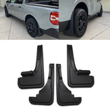 4pcs Full Set Mud Flaps Mudguard Fender For Ford Maverick 2022 2023 Front & Rear