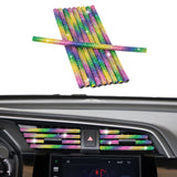 Car Interior Air Conditioner Outlet Decoration Stripes Cover Accessories 10 PCS