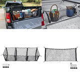 Universal Elastic Envelope Style + 3 Pockets Cargo Mesh Net Trunk Grocery Bag