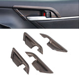 Interior Car Door Handle Bowl Cover Trim, Wood Grain, Compatible with Camry 2018-2024