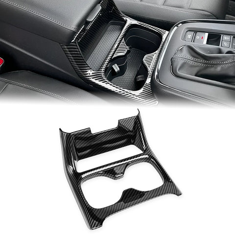 Wood/ Carbon Style Console Cup Holder Frame Trim Accessories For Honda CRV 23-up