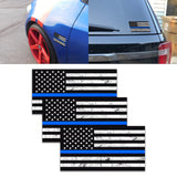 American Flag Decal Window Clings Vinyl Car Decals Static Self Adhesive 3" x 5"