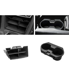 Center Console Storage Tray + Insert Water Cup Holder For Honda Civic 2016-2021