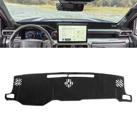 Interior Non-Slip Dash Overlay Cover Dashboard Poly Mat For Toyota Tacoma 2024+
