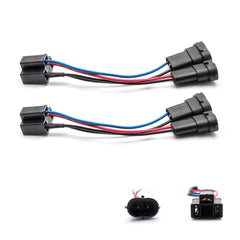 H11 H9 to H4 Conversion Wiring Harness Cable Socket Plug Adapter for Harley Davidson Road King Dual Beam Headlight