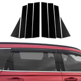 x xotic tech Pillar Post Side Door Window Cover Trim Pre-Cut Molding, Compatible with Honda CRV 2023-up (Glossy Black)