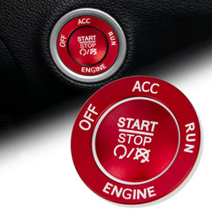 Keyless Engine Push Start Button & Surrounding Ring For Dodge Charger Challenger