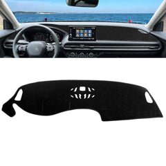 Black Dashboard Mat Poly Carpet DashMat Non-Slip Cover For Honda HRV 2023-2025