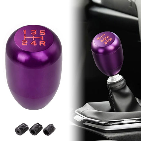JDM Universal Aluminum 5 Speed Manual Car Gear Stick Shift Knob Shifter Lever