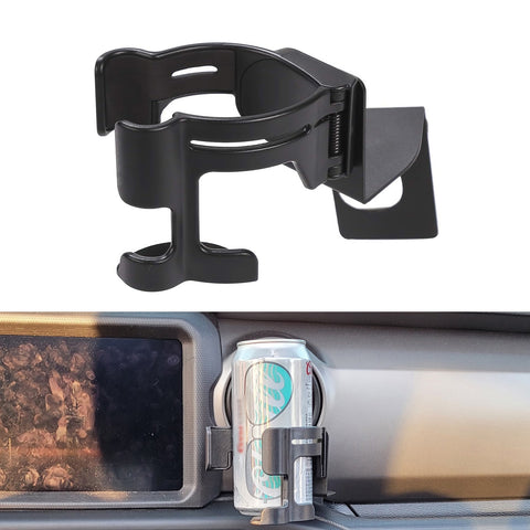 x xotic tech Multi-Function Drink Cup Phone Holder, 2 in 1 Bolt-on Cellphone Mount Stand Support Bracket Compatible with Jeep Wrangler JL JLU 4XE & Gladiator JT 2018-up