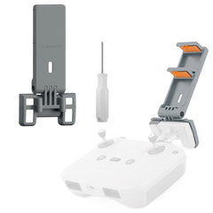 x xotic tech No Disassembly Tablet Holder Compatible with RC-N1/RC-N2/RC-N3 Controller of DJI Flip/Neo/Mini 4K/ 2 SE/Air 3/ Mini 3/4 Pro, Foldable Smartphone Ipad Stand Mount Holder Bracket Lanyard