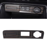 Wood/Carbon Look Console USB Port Charger Switch Panel Cover For Honda CRV 2023+