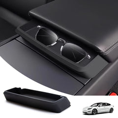 Center Console Sunglasses Holder Case For Tesla Model 3 Highland Model Y Juniper