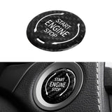 x xotic tech Real Carbon Fiber Push Start Button Trim, Engine Start Stop Button Ignition Button Cover Compatible with Cadillac XT4 2019+ XT6 CT5 2020+ or Corvette C8 2020 2021 2022 2023 2024 2025