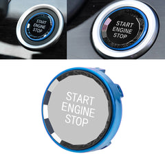 Crystal Blue Engine Start Stop Switch Button Cover For BMW 3 Series E90 E91 E92