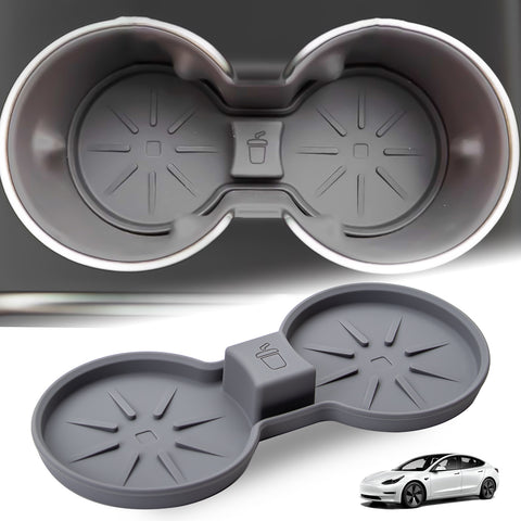 Center Console Cup Coasters Anti-Slip Cup Holder Accessories For Tesla Model 3/Y