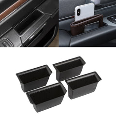 Door Side Organizer Tray, Insert Driver and Passenger Door Armrest Pocket Storage Box Compatible with Ram 1500 2019-2023 (Not fit Ram 2500 and Ram 3500) - 4PCS