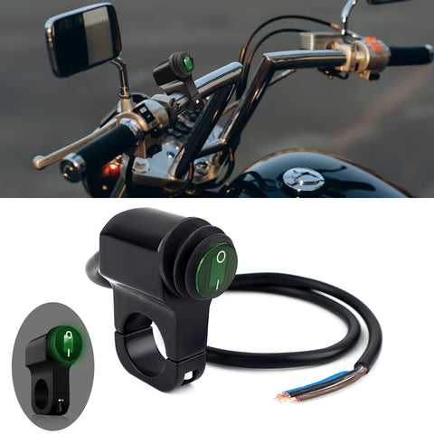 x xotic tech ATV Light Switch 12V Handlebar Switch Motorcycle Light Switch Toggle On/Off Headlight Button Switch For 7/8"(22mm) Handlebars Motorcycle Motorbike Scooter UTV