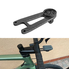 Computer Mount Holder Compatible with Cannondale SystemSix Knot, Compatible with Garmin Edge 1030/ 1040 or Wahoo (Carbon Fiber)