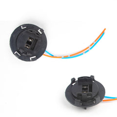 Pair Headlight H7 Halogen LED Wire Light Socket Adapter For Kia Sedona 2015-2020