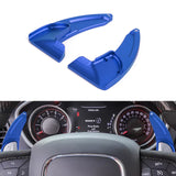 Black Forged ABS Paddle Shifter Extension For Dodge Charger Chrysler 300 2015-21