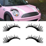 Eyelashes Fog Lights Decal Sticker Badge Funny Cute Auto Body Stickers Universal 4 Pieces