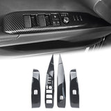 4pcs/Set Window Lift Switch Panel Molding Trim Fit Toyota Camry XV70 2018-2025