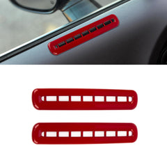 Door AC Outlet Vent Cover Trim Compatible with Dodge Challenger 2015-up Interior Accessories Decoration 2Pcs/Set