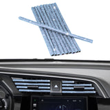 Car Interior Air Conditioner Outlet Decoration Stripes Cover Accessories 10 PCS