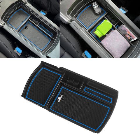 Central ABS Armrest Storage Box Grocery Holder w/Anti-Slip Pad For Accord 2018-22