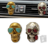 Skull Car Air Fresheners Vent Clips for Halloween Car Interior Decorations