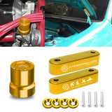 JDM Style Hood Vent Spacer Risers VTEC Solenoid Valve Cover Cap For Honda Acura