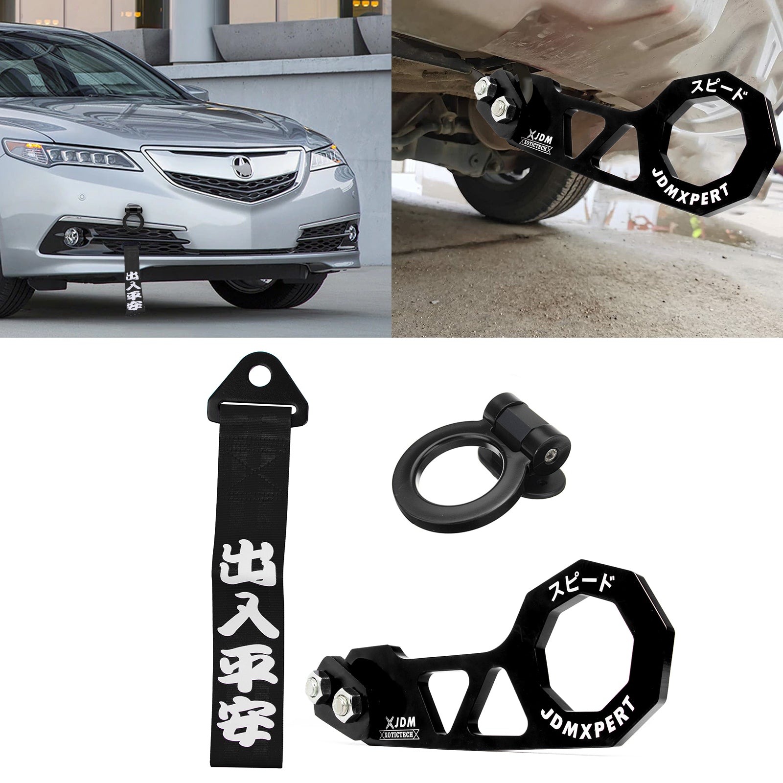 Custom Decorative Tow Strap For Cars - Personalized Racing Style (Not For Real Towing)