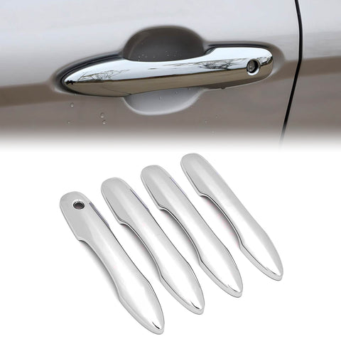 4pcs Chrome Side Door Handle Overlay Cover Trim For Toyota Camry Corolla Avalon