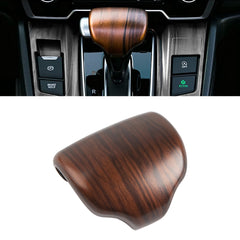 Peach Wood Grain Inner Gear Shift Lever Knob Cover Trim For Honda CR-V 2017-2022