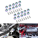 Racing NEO Bolt-on Hood Bumper Sporty Alloy Washer Engine Bay Dress up Kit