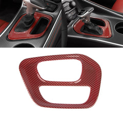 For Dodge Challenger 2015-up Car Interior Gear Shift Media Cover Frame ABS Trim