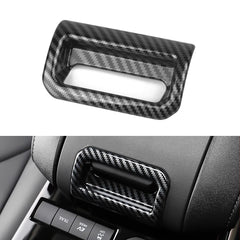 x xotic tech Carbon Fiber Style Central Armrest Storage Box Switch Cover Trim Compatible with Toyota Highlander 2020-up Interior Decoration Car Accessories