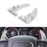 Black Forged ABS Paddle Shifter Extension For Dodge Charger Chrysler 300 2015-21