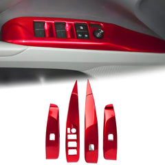 4pcs/Set Window Lift Switch Panel Overlay Trim Fit Toyota Camry 8th Gen 2018-25