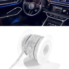 16.4 Ft Rhinestone Auto Dashboard Line Self Adhesive Molding Sticker Trim Strips